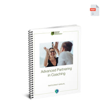 Load image into Gallery viewer, Advanced Partnering in Coaching Manual