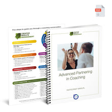 Load image into Gallery viewer, Advanced Partnering in Coaching Manual
